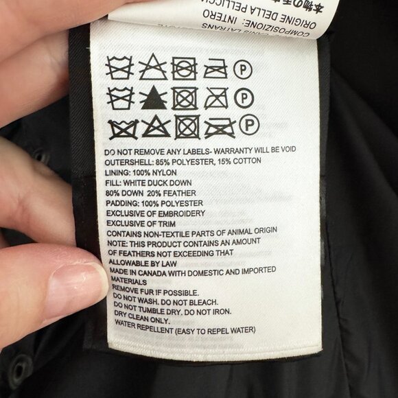 Canada Goose "Shelburne" Parka in Grey, size Small - Picture 10 of 16